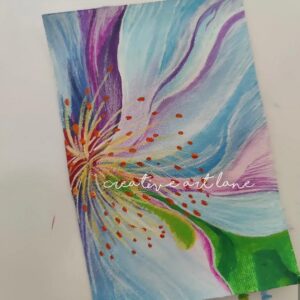 Just a floral illusion on canvas.